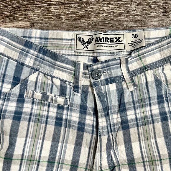 Avirex Plaid‎ Shorts - Picture 4 of 5